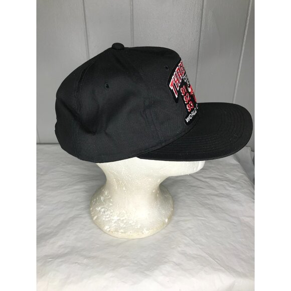 Vintage 1993 Chicago Bulls Jordan Snapback NBA Champs THREE-PEAT Youngan Hat - Picture 2 of 7
